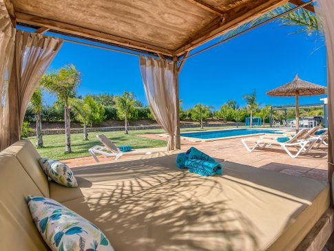 Blick aus dem Daybed, Finca Ca Na Marga, Muro