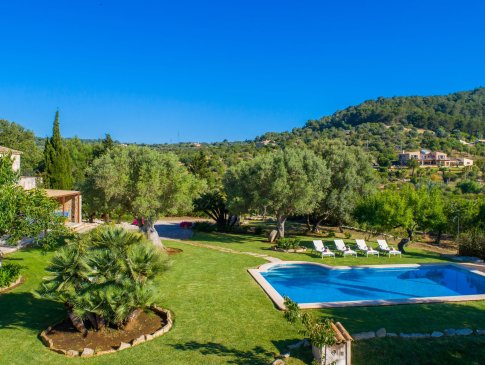 Finca Es Rafal, Son Servera einbegettet in der Natur