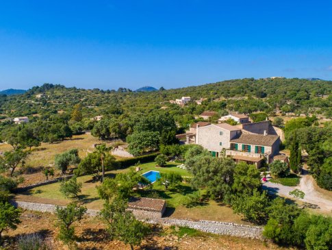 Blick auf das Anwesen und Umland, Finca Es Rafal, Son Servera