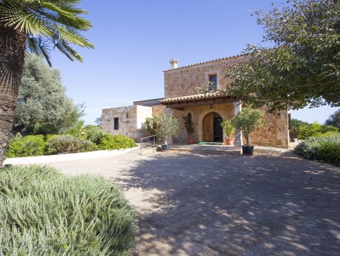 Parken im Schatten vor der Finca Sa Palmaria1, Playa de Muro, Can Picafort