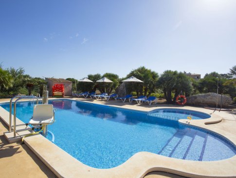 Pool mit Poollifter, Finca Sa Palmaria 1, Playa de Muro, Can Picafort