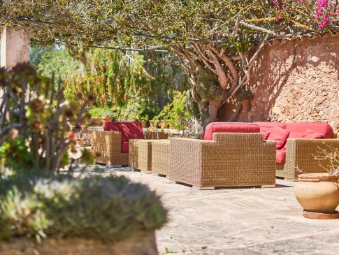 Chillout Platz am Pool, Finca Malrich, Santanyi