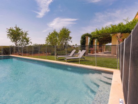Pool auf Anfrage umzäumt, Finca Ximerri, Santanyi