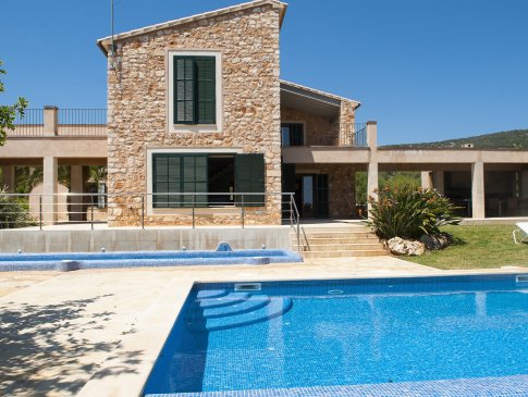 Poolzugang über Treppen, Finca Meliqueria, Alqueria Blanca