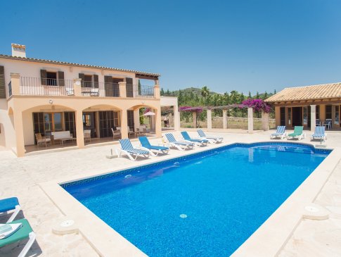 Poolbereich, Finca Can Roma, S'Horta