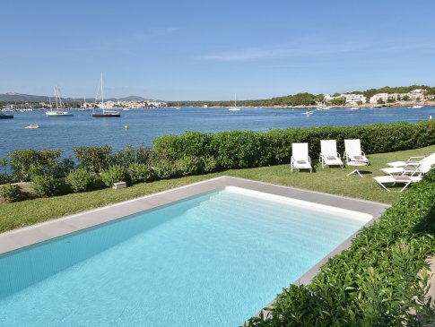 Poolbereich, Villa Blanca, Portocolom