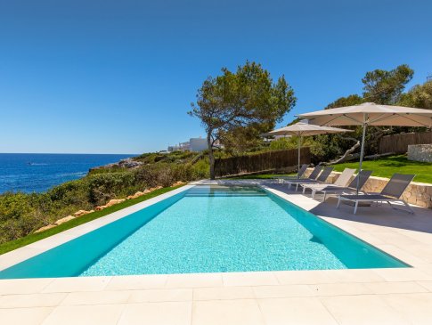 Pool mit Traumblick auf das Meer, Villa Cala Ego, Cala D'Or