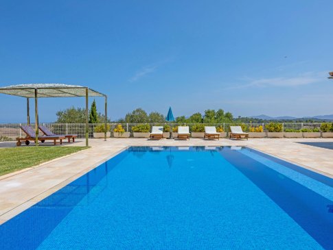 Poolbereich mit Rundumblick, Finca Cielo de Muro, Muro