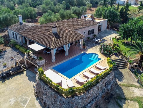Das Anwesen von oben, Finca Antic Petit, Muro